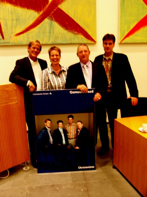 'De Chr.Unie fractie live en in maart 2006 vereeuwigd op de gemeenetfoto