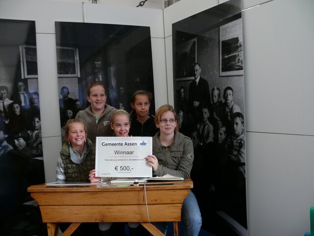 Leerlingen van de Regenboogschool 500 euro gewonnen door de meeste inzenders