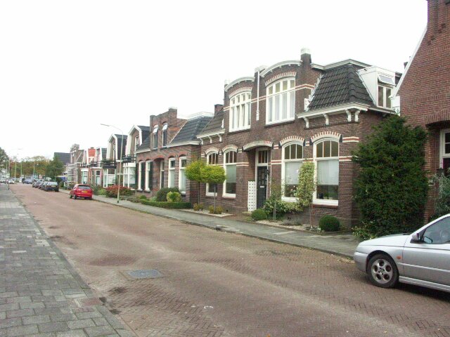 In de Oranjebuurt. Karakteristieke wo ingen