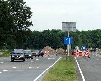 De europaweg west is weer open