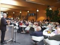 Een deel vn de volle zaal in het Cicero gebouw