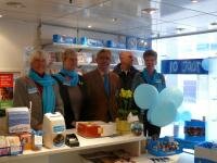 Een klein deel van de vrijwilligers van Unicef -Assen