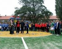 Op de oranje stip van het Cruijff Court